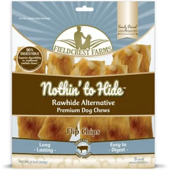 Fieldcrest Farms Nothin' To Hide Flip Chips Beef (Pack of 8) image {8}