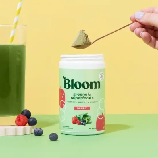 BLOOM NUTRITION Greens and Superfoods Powder - Berry image {3}