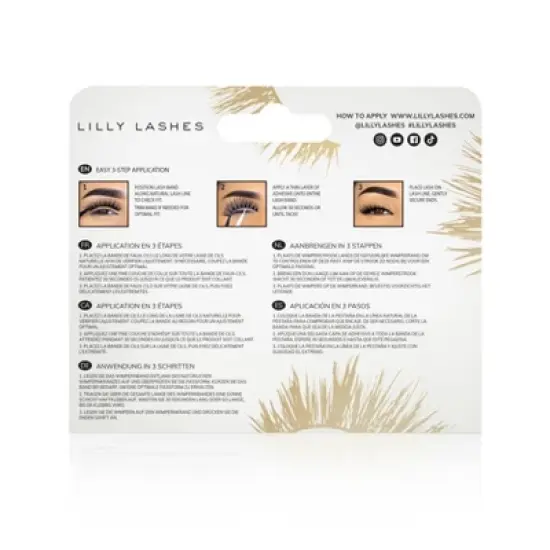 Lilly Lashes Luxury Synthetic Lite False Eyelashes - Allure - 1 Pair image {5}