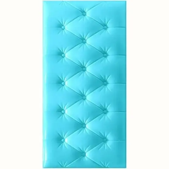 Self Adhesive Kid's Anti-collision Wall Stickers Foam Wall Padded, Thickened Upholstered Headboard Panels for Living Room, Bedroom 70x35x1.3cm image {4}
