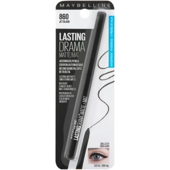 Maybelline Carbon Matte Waterproof Eyeliner 860 Jet Black - 0.01oz image {3}