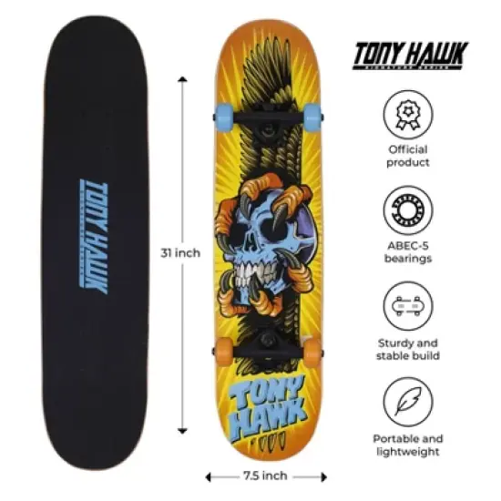Tony Hawk 31'' Series 1 Standard Skateboard - Yellow image {3}