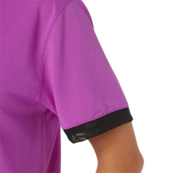 ASICS Women's KATE MESH SHORT SLEEVE Training Apparel 2032C441 image {4}