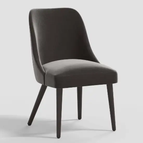 Geller Modern Dining Chair in Shiny Velvet Mystere - Threshold&trade; image {6}