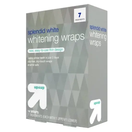 Splendid White Teeth Whitening Wraps 7-Day Treatment - 14ct - up & up&trade; image {3}