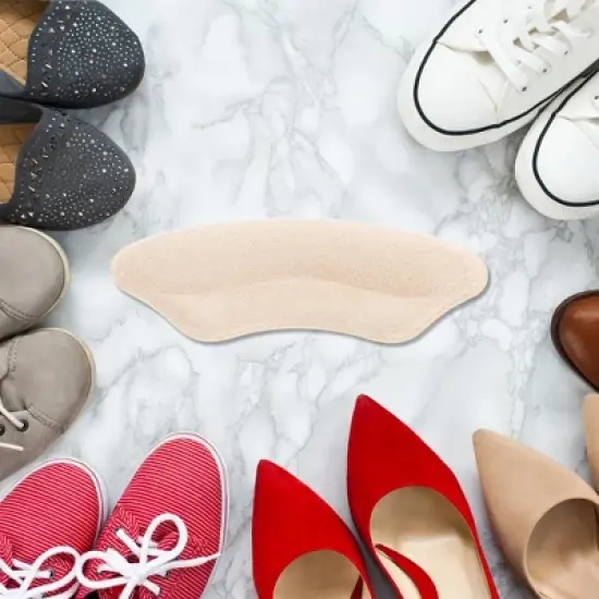 Unique Bargains Wearable Heel Pads One Size 2 Pair image {5}