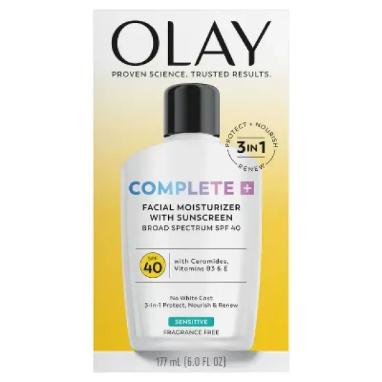Olay Complete Plus Face Lotion with Sunscreen - SPF 40 - 6 fl oz image {1}