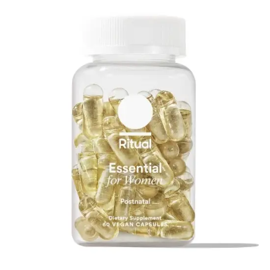 Ritual Essential Vegan Postnatal Multivitamin Capsules - Mint - 60ct image {6}