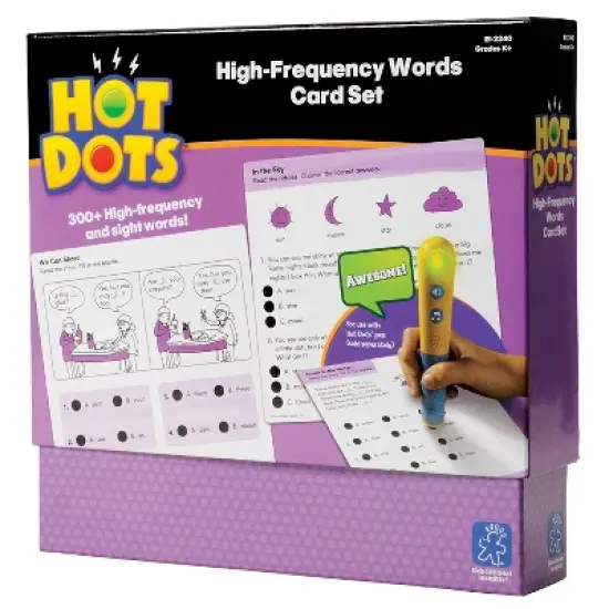 Educational Insights Hot Dots High-Frequency Words Set image {5}