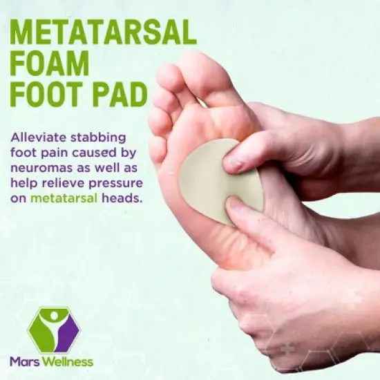 Mars Wellness Metatarsal Foam Foot Pad - 1/4" Thick image {1}