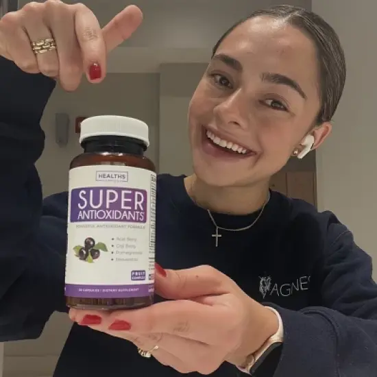 Super Antioxidants Supplement, Acai Berry Goji, Pomegranate & Trans Resveratrol, Herbal Formula for Overall Health, Health's Harmony, 60, 120 or 180ct image {3}