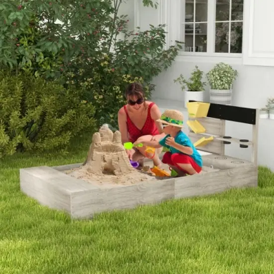 Dexmalle Wooden Sandbox with Liner image {1}