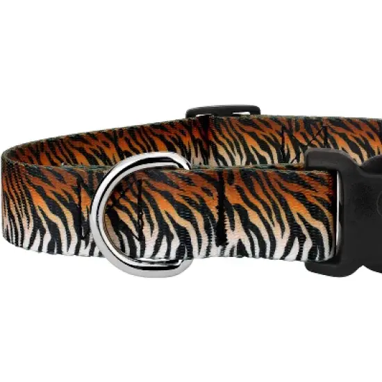 Country Brook Petz Deluxe Bengal Tiger Stripes Dog Collar and Leash image {3}