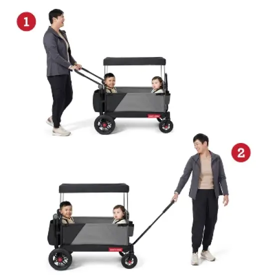 Radio Flyer Folding All Terrain Venture Stroll 'N Wagon image {4}