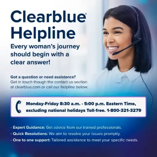 Clearblue Advanced Digital Ovulation Test + 2 Pregnancy Test - 30ct image {8}