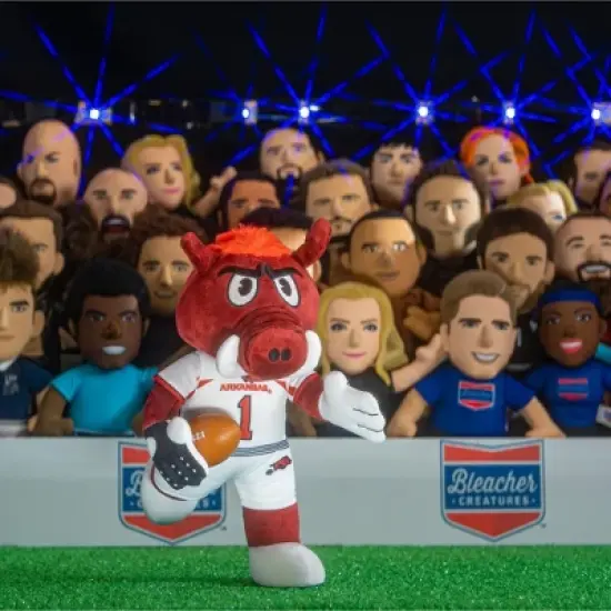 Bleacher Creatures Arkansas Razorbacks Big Red 10" Mascot Plush Figure image {3}