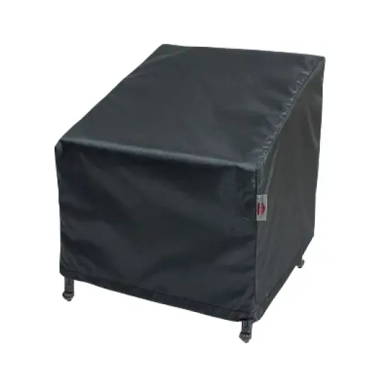 Summerset Shield Gold Club 2-Layer Polyester Fabric Chair Cover - Charcoal Grey image {7}