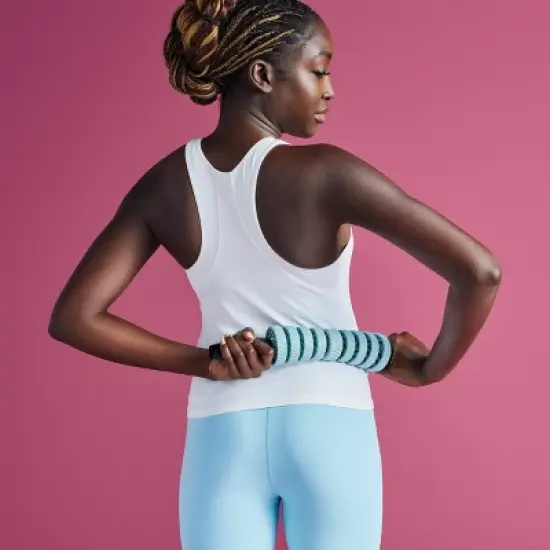 Adjustable Handheld Roller - All In Motion&trade;: TPR Manual Body Massager image {1}