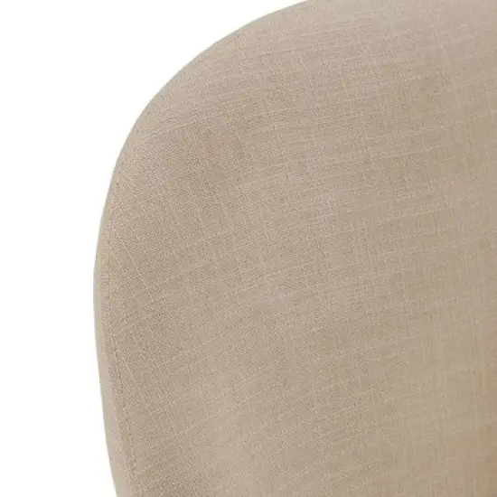 2pk 24" Karianne Linen Upholstered Counter Height Barstools Beige - Inspire Q image {7}