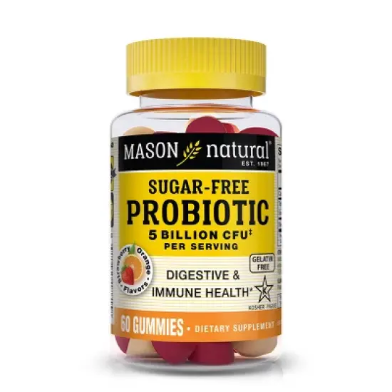 Mason Natural Sugar Free Probiotic Gummies - 60ct image {5}