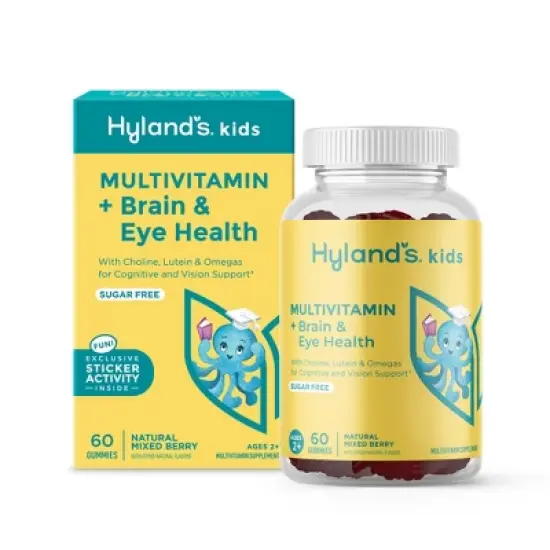 Hyland's Naturals Kids' Sugar Free Multivitamin + Brain & Eye Health - 60ct image {11}