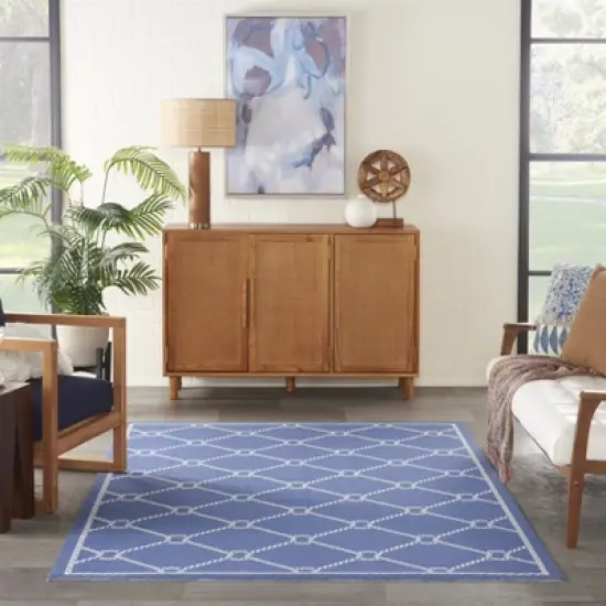 Waverly NauticalNavy Indoor/Outdoor Area Rug by Nourison image {8}