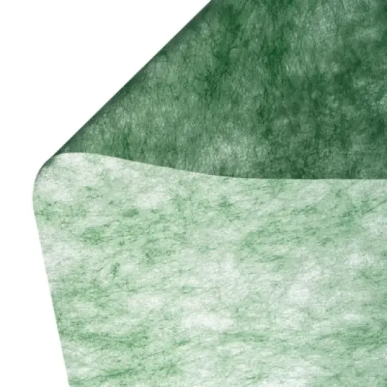 Unique Bargains Flower Wrapping Paper 30ft Floral Bouquet Waterproof Packaging Cotton for Wedding Party Green image {3}