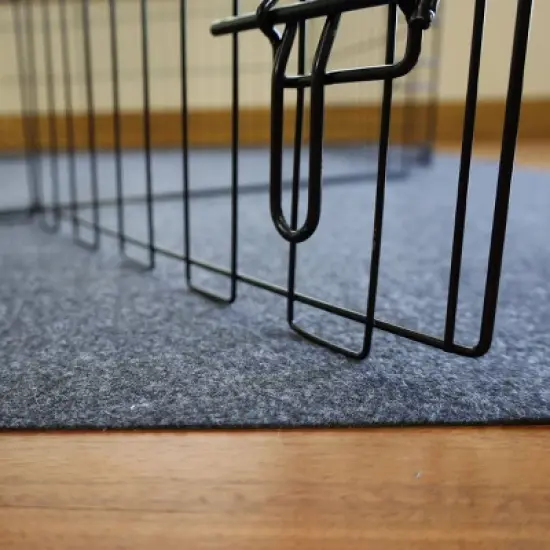 Drymate 60" x 74" Playpen Mat for Cats and Dogs - Charcoal image {2}