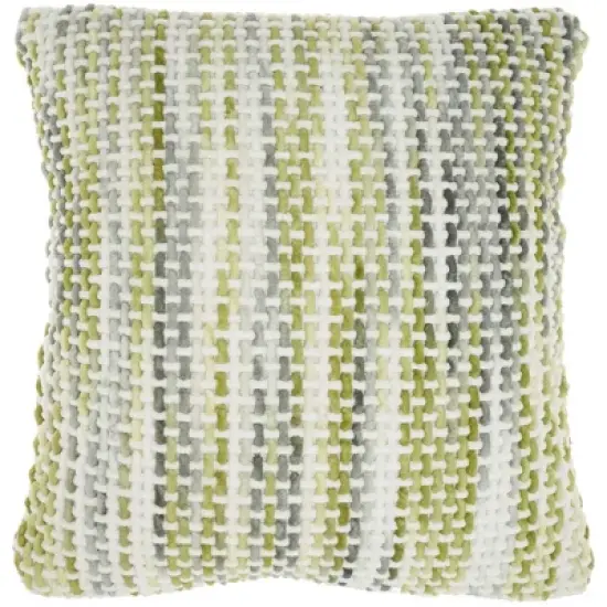 20"x20" Oversize Life Styles Spacedye Basketweave Square Throw Pillow - Mina Victory image {7}