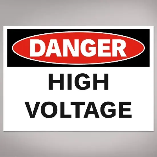 Avery High Voltage Labels, Waterproof, UV Resistant, Preprinted, 3.5" x 5", 40 Warning Decal Labels image {6}
