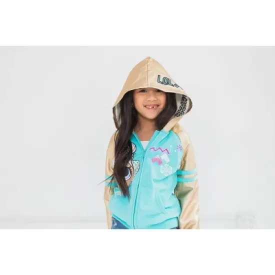 L.O.L. Surprise! Snow Angel French Terry Zip Up Hoodie Toddler to Big Kid image {5}