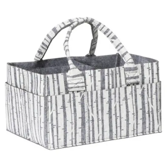 Sammy & Lou Printed Felt Storage Caddy - Birch image {1}