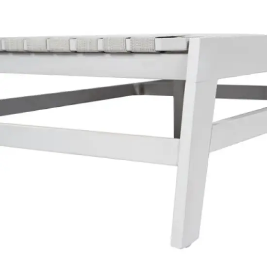 Christopher Knight Home Berywn Outdoor Acacia Wood Adjustable Chaise Lounge with Rope Seat image {8}