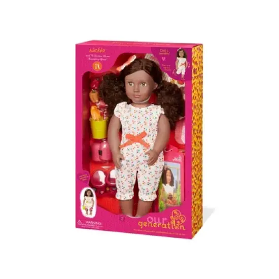 Our Generation Nahla with Storybook & Accessories 18" Posable Gardening Doll image {5}