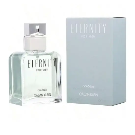 Eternity Cologne By Calvin Klein Men Sage, Juniper, Orange Blossom, Geranium, Sandalwood, Amber Edt Spray 3.3 Oz image {1}