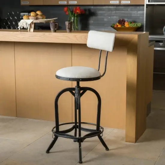 Stirling Adjustable Barstool - Christopher Knight Home image {1}