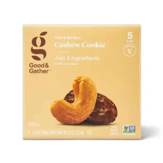 Cashew Cookie Nutrition Bars - 5ct - Good & Gather&trade; image {3}
