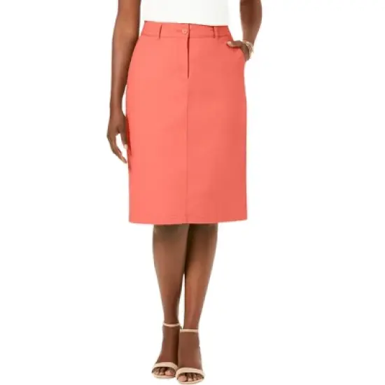 Jessica London Women&rsquo;s Plus Size Chino Skirt image {5}