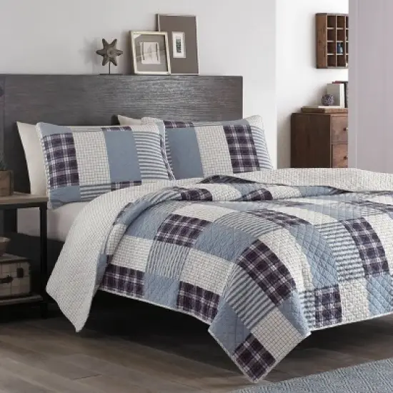 Camano Island Quilt And Sham Set Plum - Eddie Bauer&reg; image {1}