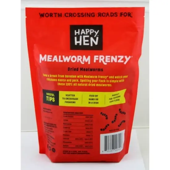 Happy Hen Treats Mealworm Frenzy Chicken Treats 10 oz image {1}