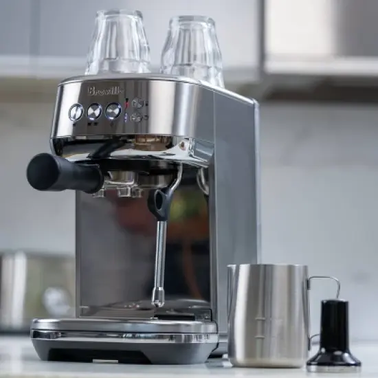 Breville Bambino Plus Stainless Steel Espresso Maker Silver BES500BSS image {12}