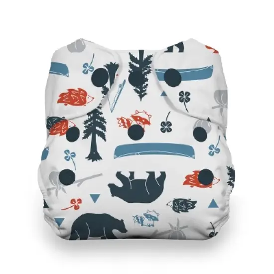 Thirsties | Newborn All-in-One Snap Cloth Diaper Pack of 1 image {3}