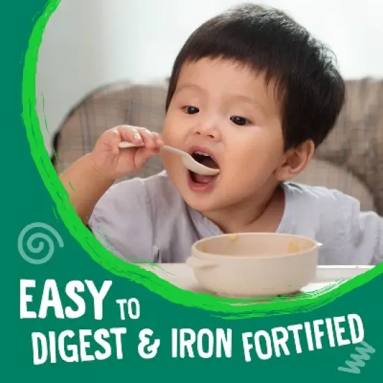 Earth's Best Organic Whole Grain Oatmeal Baby Cereal - 8oz image {3}