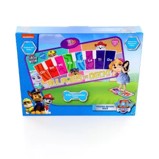 Paw Patrol Interactive Piano Dance Mat with 3 Play Modes image {4}
