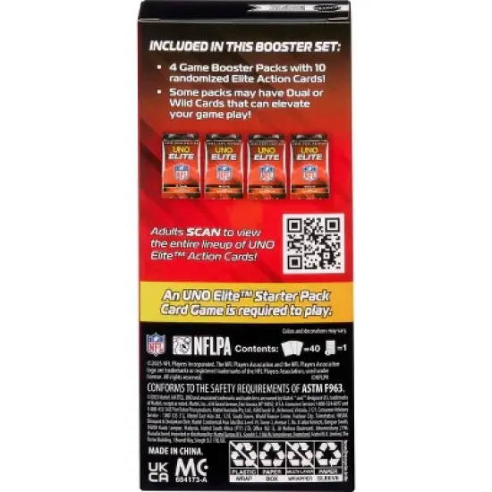 UNO Elite NFL Draft Pack Plus Card Game image {2}