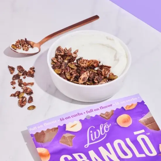 Livlo Granolo, Keto Granola, Chocolate Hazelnut, 11oz image {3}