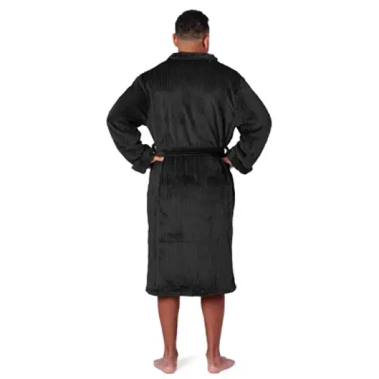 NHL Philadelphia Flyers Ribbed Robe: Midweight Polyester, Team Logo, Adult Sizing image {1}