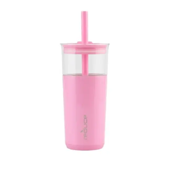 Reduce 20oz Aspen Vacuum Insulated Stainless Steel Glass Tumbler with Lid and Straw image {12}