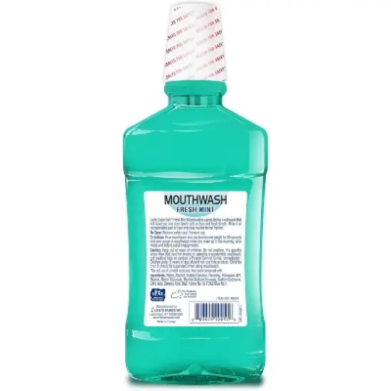 Lucky Super Soft Mouthwash, Fresh Mint, 16.9 Oz image {1}