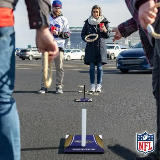 NFL Baltimore Ravens Solid Wood Quoits Toss Game image {5}